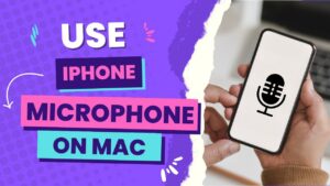 How To Use iPhone as an External Microphone on Your Mac - Macbook (2023)