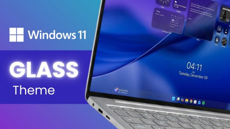 Make Windows 11 Look STUNNING with the GLASS THEME!