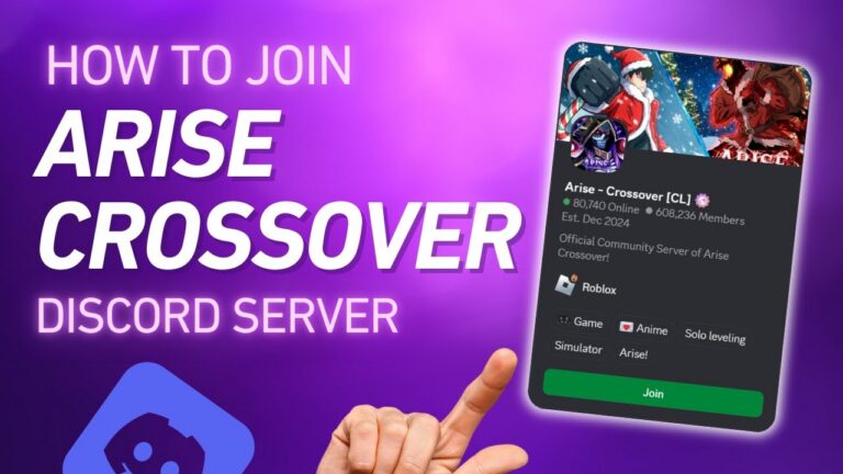 How to Join the Arise - Crossover Discord Server | Official Roblox Community Guide